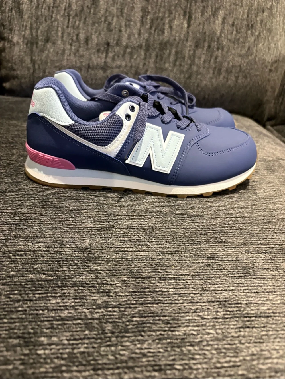 Kids new balance size 5.5 Blue Athletic Sneakers - Comfortable Everyday Shoes